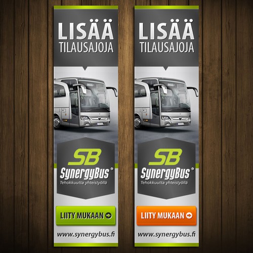 Banner ads for SynergyBus