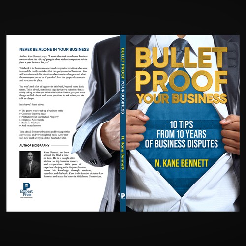 BULLET PROOF YOUR BUSINESS | BOOK COVER DESIGN