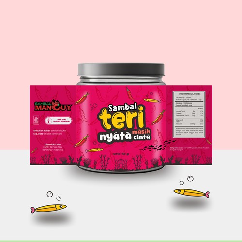 Bold & Playful Sambal Packaging Design