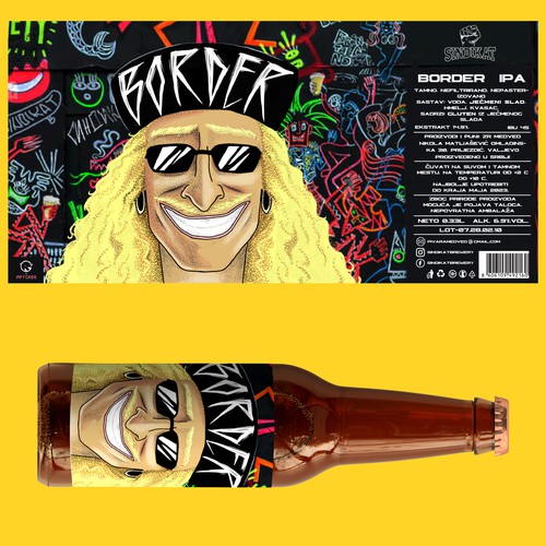Beer lable design.