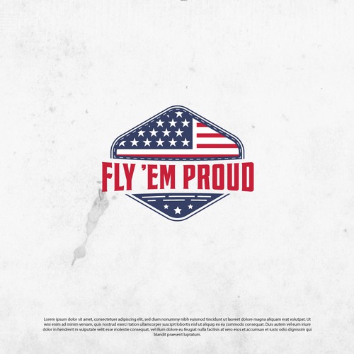 Logo Design For FLY 'EM PROUD