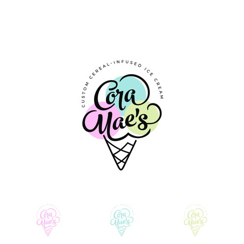 Logo for Cora Mae's Ice Cream