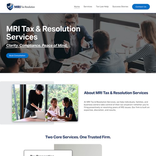 MRI Tax Resolution Design