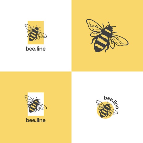 Design a unique bee logo for urban clothing line