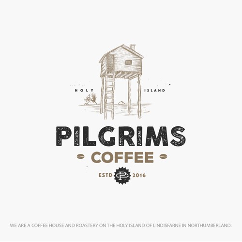 Logo design concept for a coffee roasting company