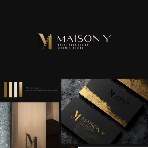 Conceptual logo design for an architectural studio