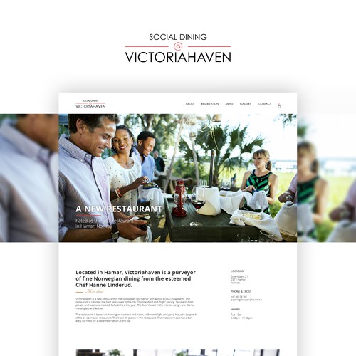 Webdesign Norwegian Restaurant