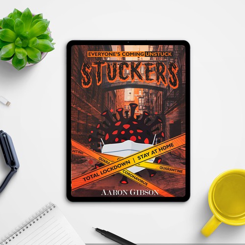 Book cover concept for Stuckers.