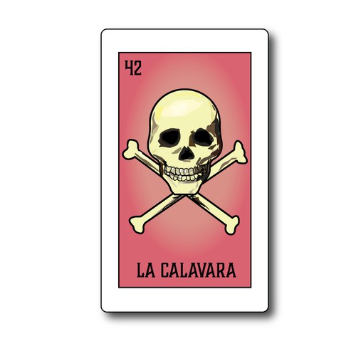 Merchandise Design based on the Vintage Mexican Loteria