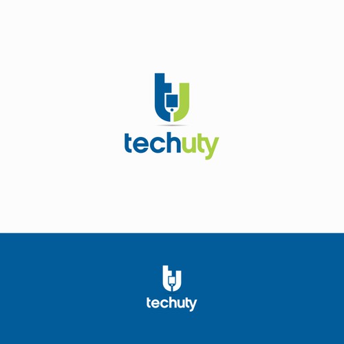 Create a logo for a technology and textbook reseller aimed at college students