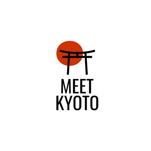 Bold and Minimalist Logo for Meet Kyoto