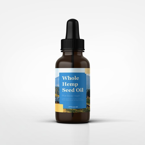 Whole hemp seed oil