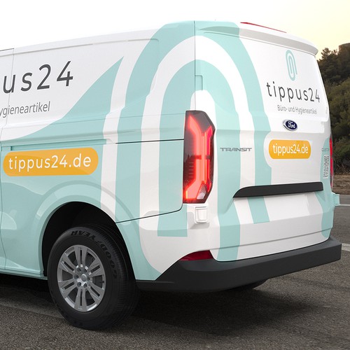 Ford Transit Custom Wrap Design