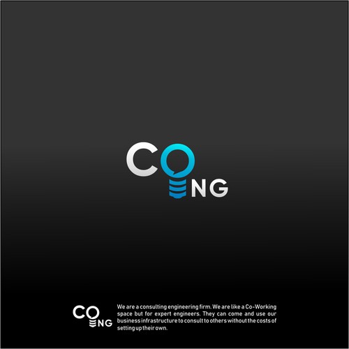 simple and sophisticated logo for consulting engineering firm