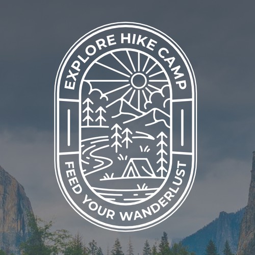 Explore Hike Camp Logo