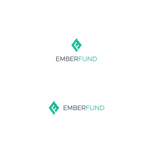 letters EF + fire logo