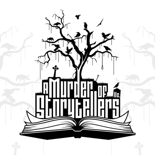 A Murder Of Storytellers llc. logo concept