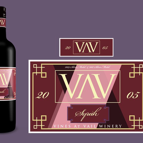 Vines at Vail Winery-labels for bottles