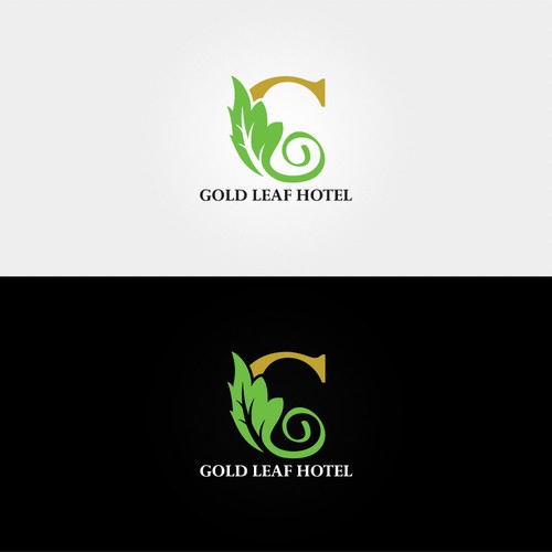 A logo concept for Gold Leaf Hotel