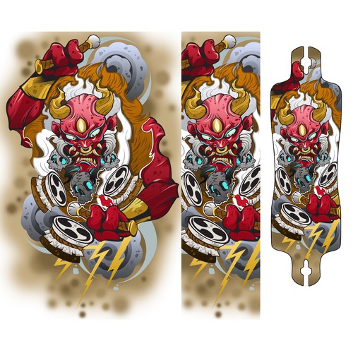 skateboard graphic design