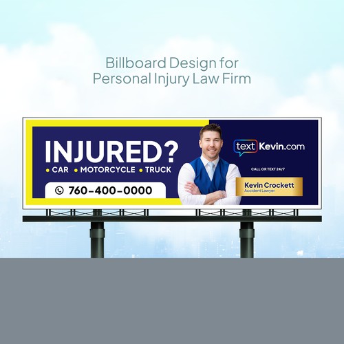 Billborad design for Law firm