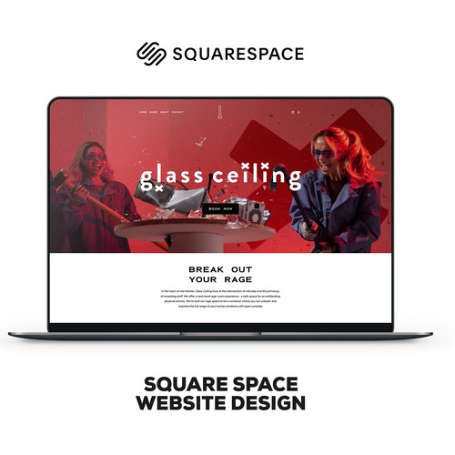 SquareSpace Design for Glass Ceiling
