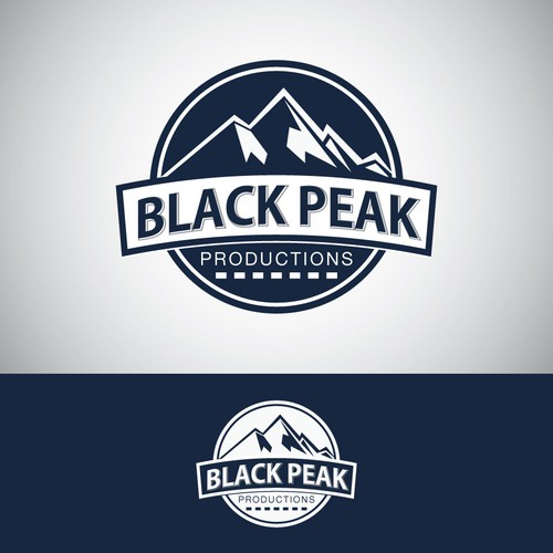 Clever, urban logo for a new, digital film company 'Black Peak Productions'