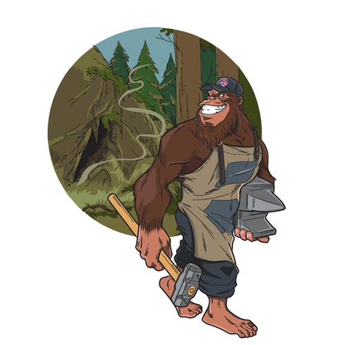 Bigfoot mascot 