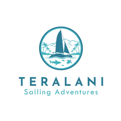 Logo concept for sailing company