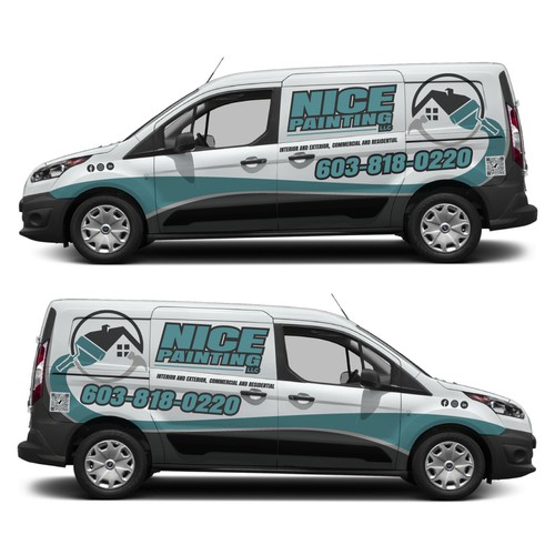 Van Wrap Design for Nice Painting LLC