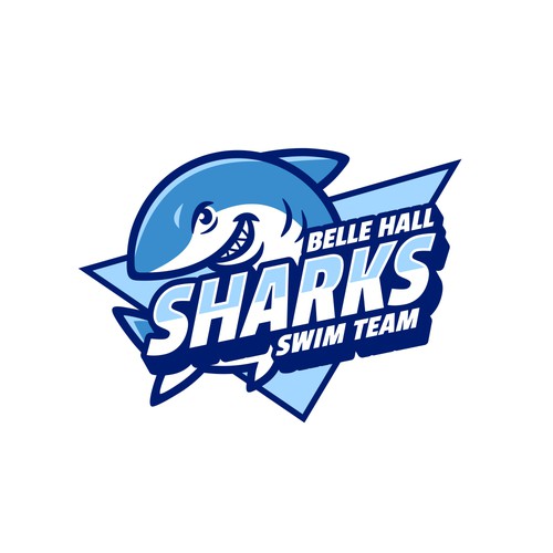 Logo for a swim team