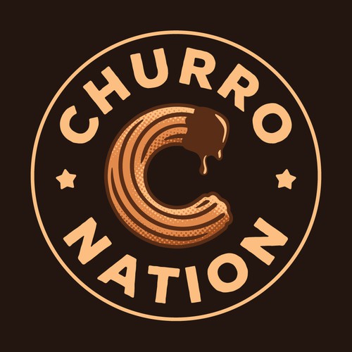 Logo for a new Churro shop