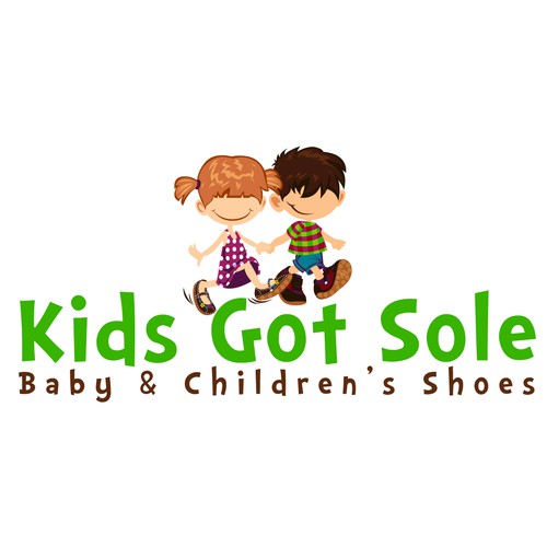 Create a different, funky logo for our online kids shoe store Kids Got Sole