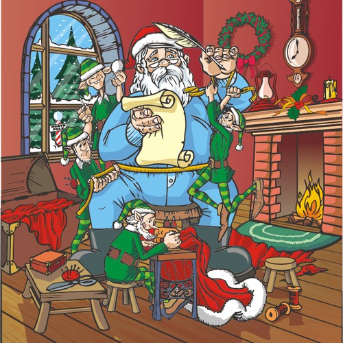 Colorful Santa Claus Collector Card Needed!