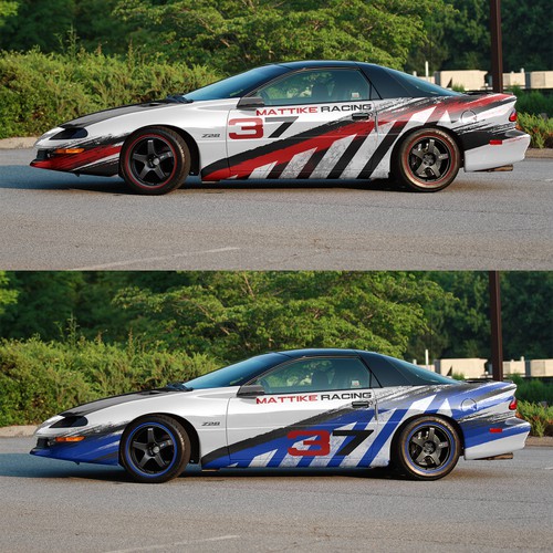 Create a 4th Gen Camaro Racecar Wrap