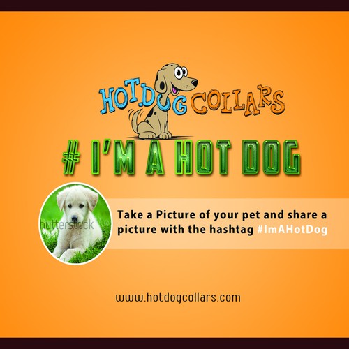 I'm a Hot Dog!  Create an order insert postcard to be sent to 100,000+ customers per year