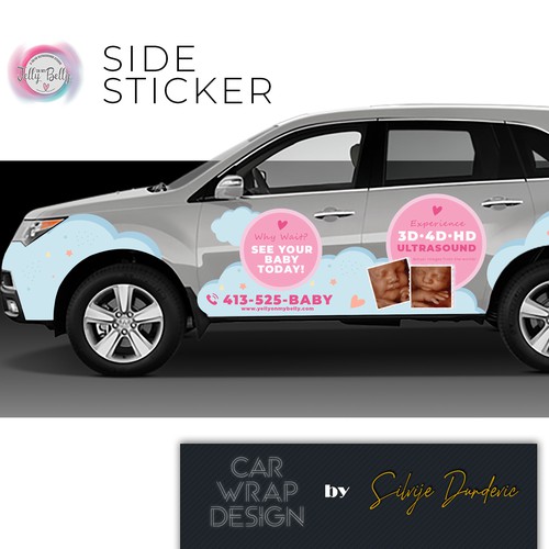 Car Wrap Design for 3D/4D/HD Ultrasound company