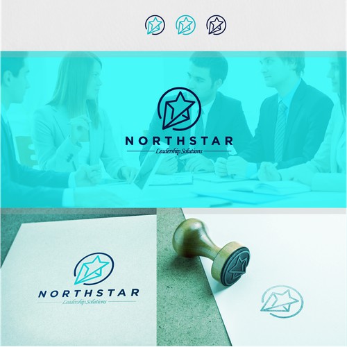 northstar leadership solution logo design