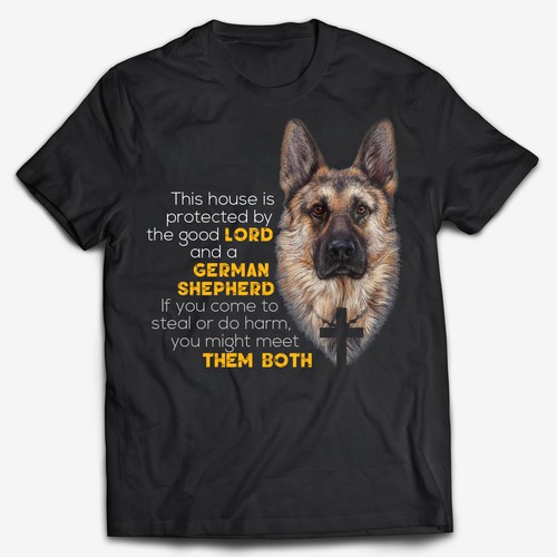 Dog T-shirt design