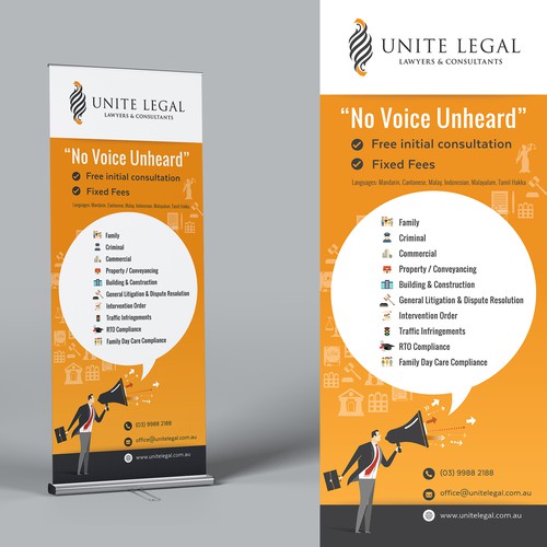 Design Banner for a Legal Practice