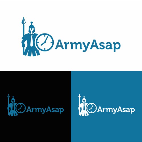 winning design in logo contest for ArmyAsap