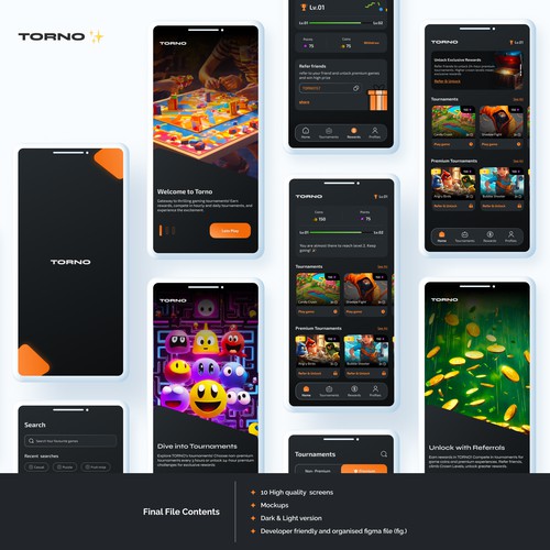 App design for mobile games