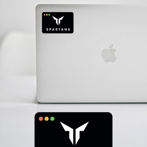 Laptop sticker design