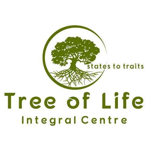 Create an groovy organic design for Tree of Life Integral Centre