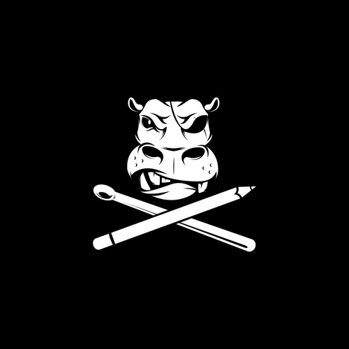 Badass boat flag design "Aarrr matey"