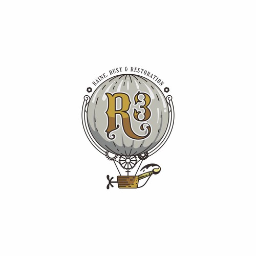 Vintage Steampunk Style Logo