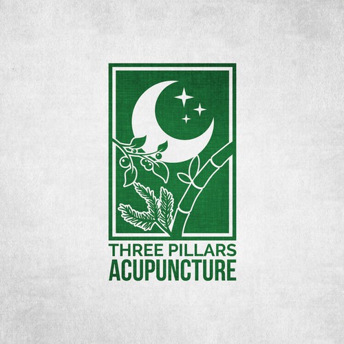 Natural logo for Acupuncture business