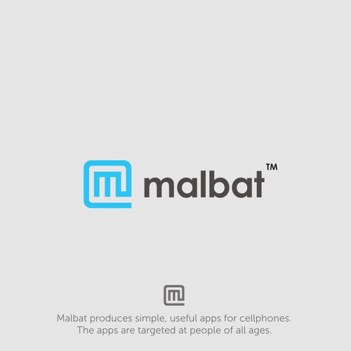 Create a logo for an upstart company that produces simple, easy-to-use apps.