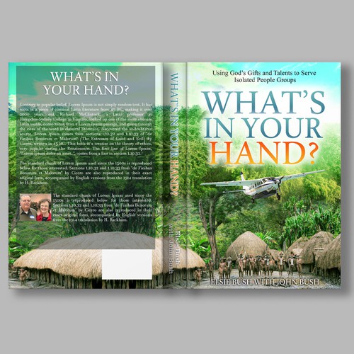 Book cover design for WHAT'S IN YOUR HAND?