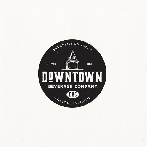 LOGO DESIGN FOR DOWNTOWN BEVERAGE CO.